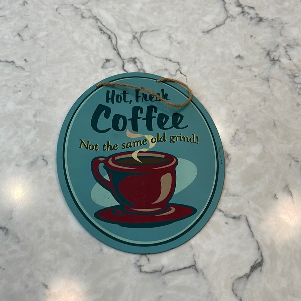 Coffee wall sign